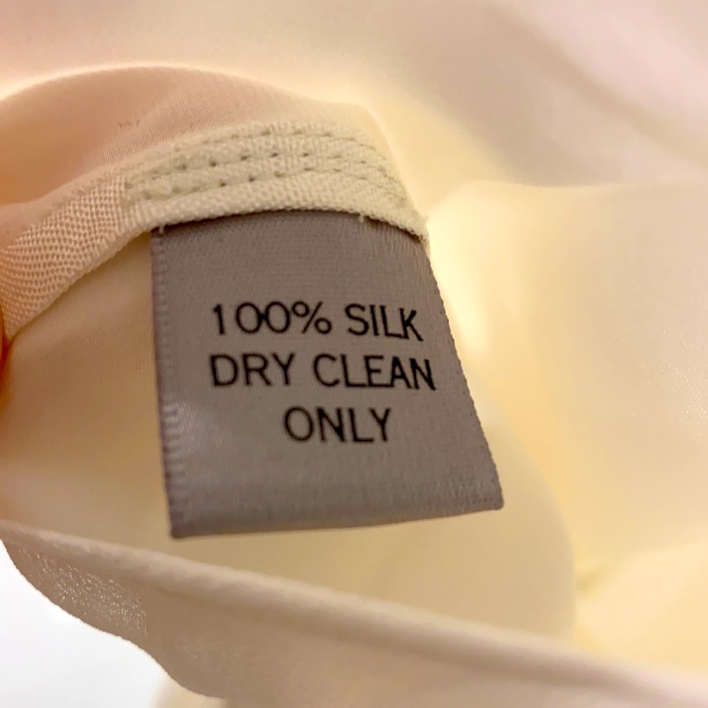 New Ivory silk chiffon Morgane LeFay Ruslan dress - Picture 7 of 7